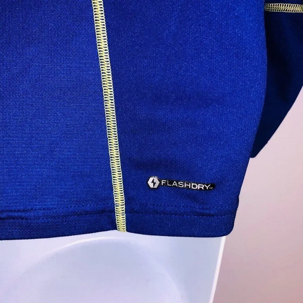 The North Face Mens L Blue Shirt Layering Long Sleeve Athletic Flash Dry
